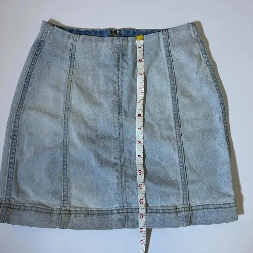 jean skirt Y2K coquette grunge going out - Picture 5 of 5